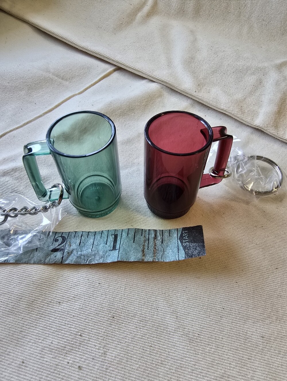 Tupperware Acrylic Mug Keychain - Choose Color